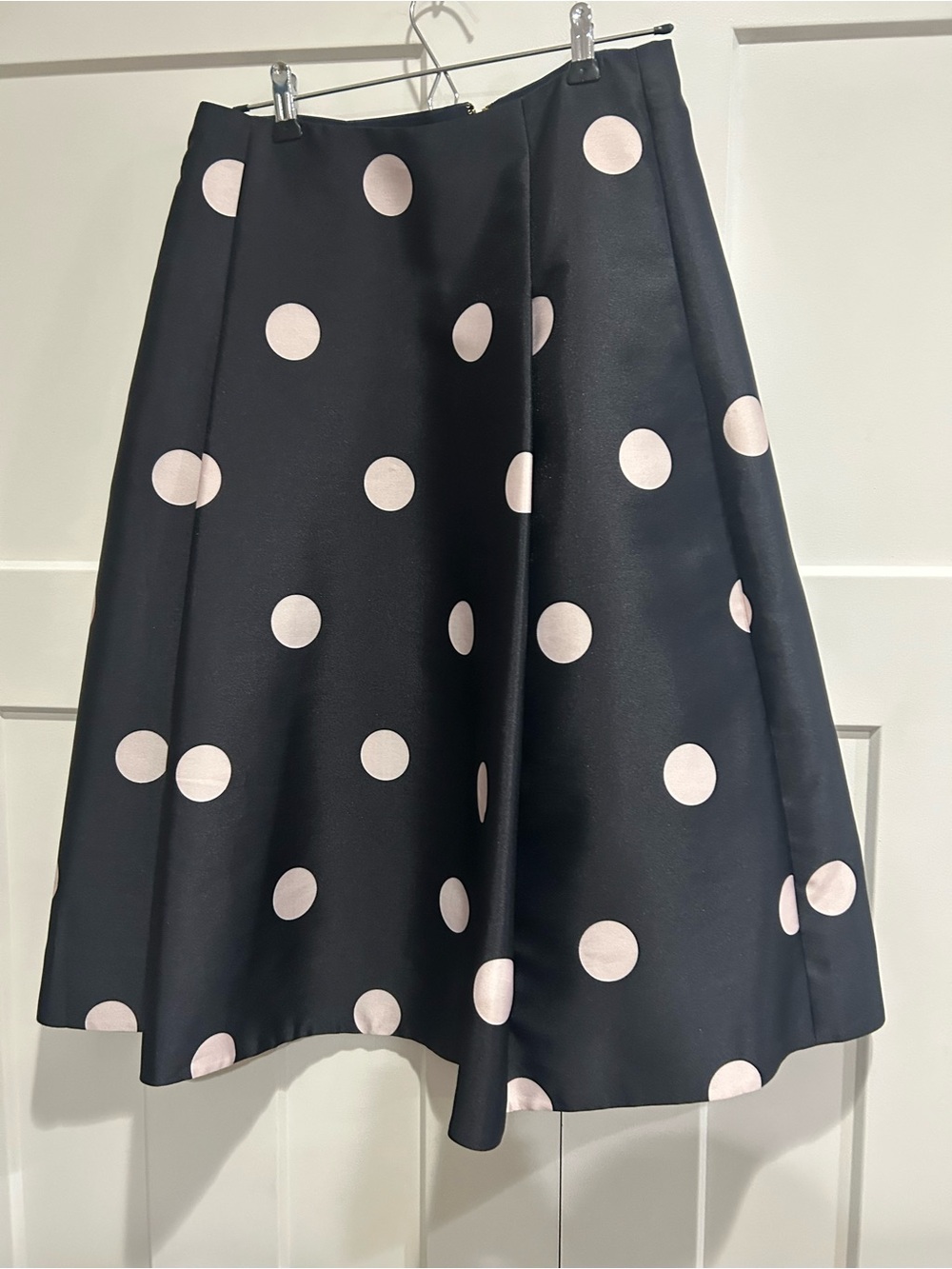 Kate spade-Black Polka Dot A-Line Skirt - Classic Women's Skirt- NWOT